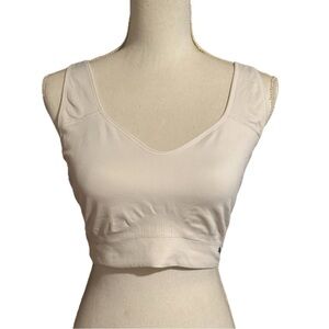 Puma White Sports Bra / Crop gym top size XL